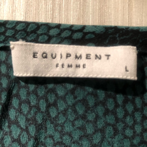 Equipment snakeskin blouse - Picture 3 of 5